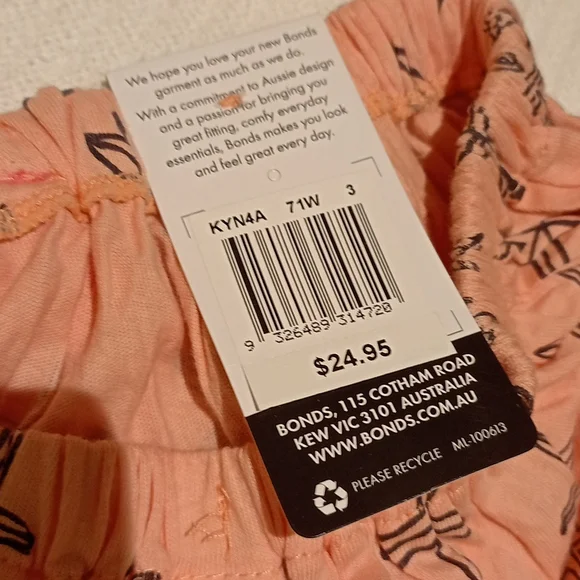 BONDS Starfish Orange Cotton Little Girls Mini Skirt NWT - Picture 2 of 4